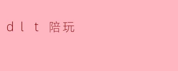 什么是dlt陪玩？