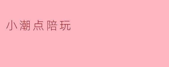 小潮点陪玩是什么意思？