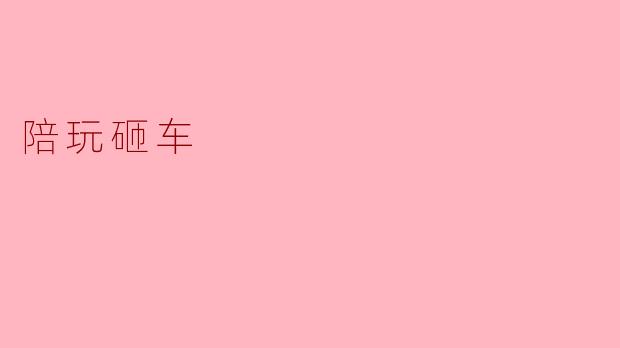 陪玩砸车