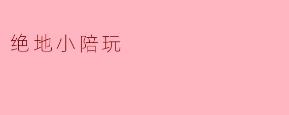 绝地小陪玩