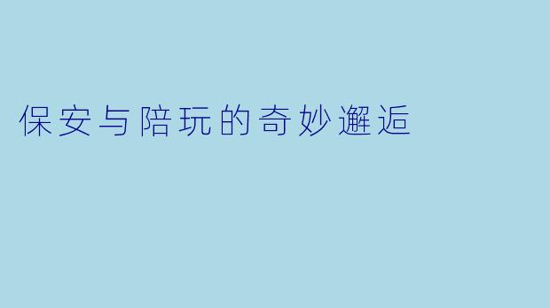 保安与陪玩的奇妙邂逅