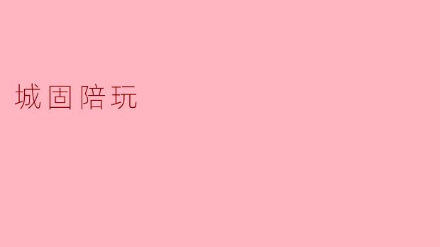 城固陪玩