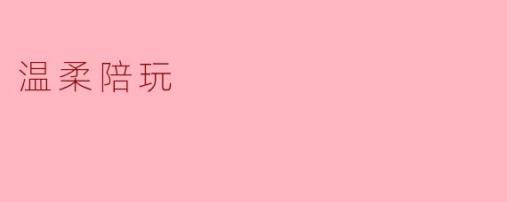 温柔陪玩:心灵的陪伴与游戏的乐趣