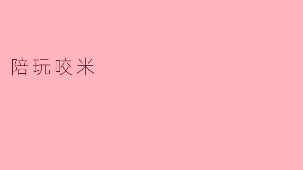 陪玩咬米：超越游戏的温暖陪伴