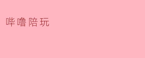 ### 哔噜陪玩:在线陪伴的新选择