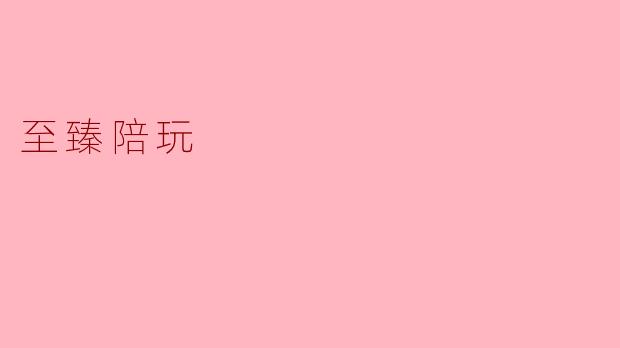 至臻陪玩