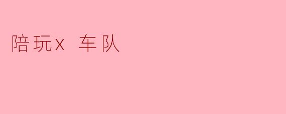 什么是陪玩x车队？**