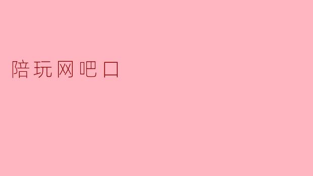 陪玩网吧口