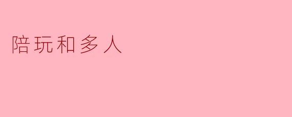 陪玩和多人