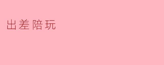 出差陪玩