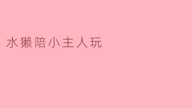 水獭陪小主人玩的时候，最常做什么有趣的事？
