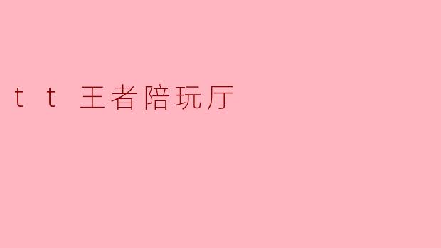 tt王者陪玩厅
